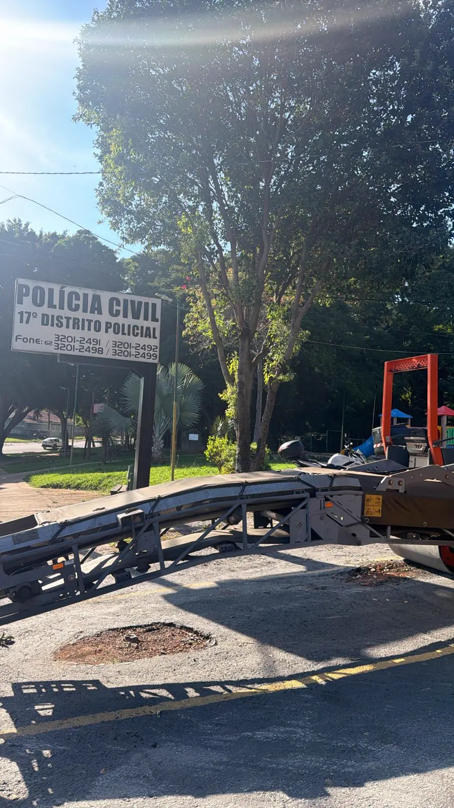Obra de adequações no 17º Distrito Policial da Polícia Civil em Goiânia, Goiás